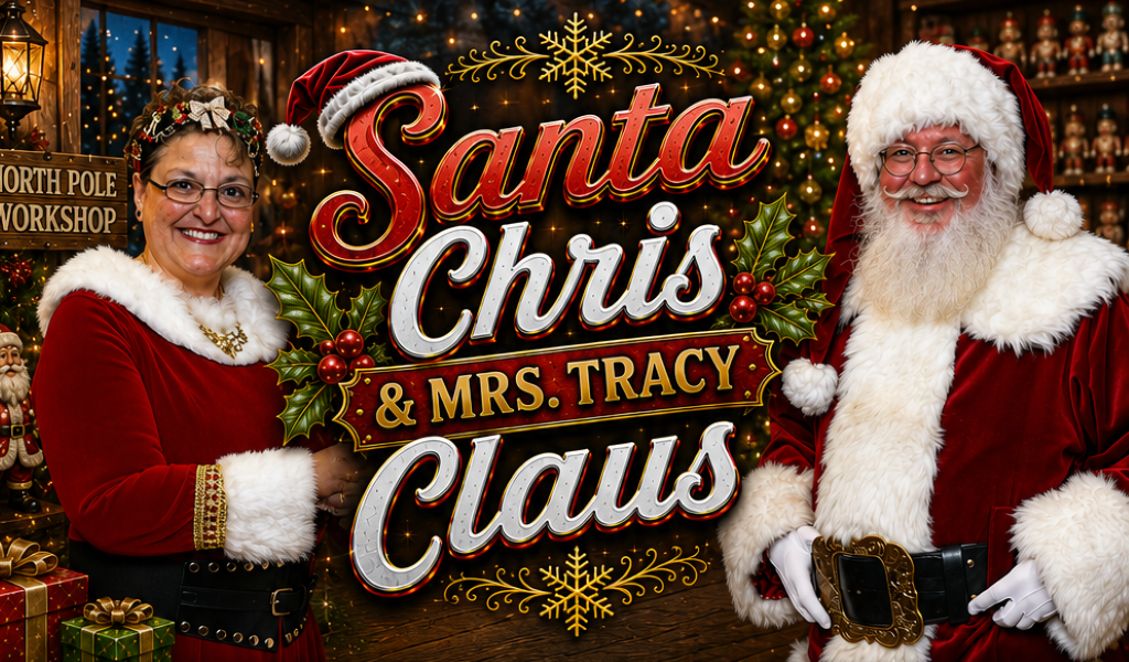 Santa Chris and Mrs. Tracy Claus